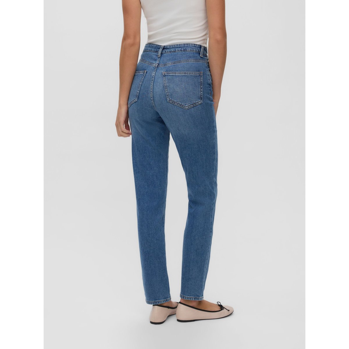 Jean Mom medium blue denim 1, VERO MODA
