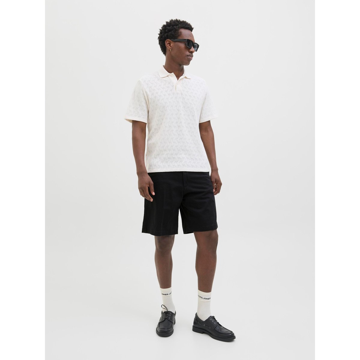 Short Chino black 1, JACK & JONES