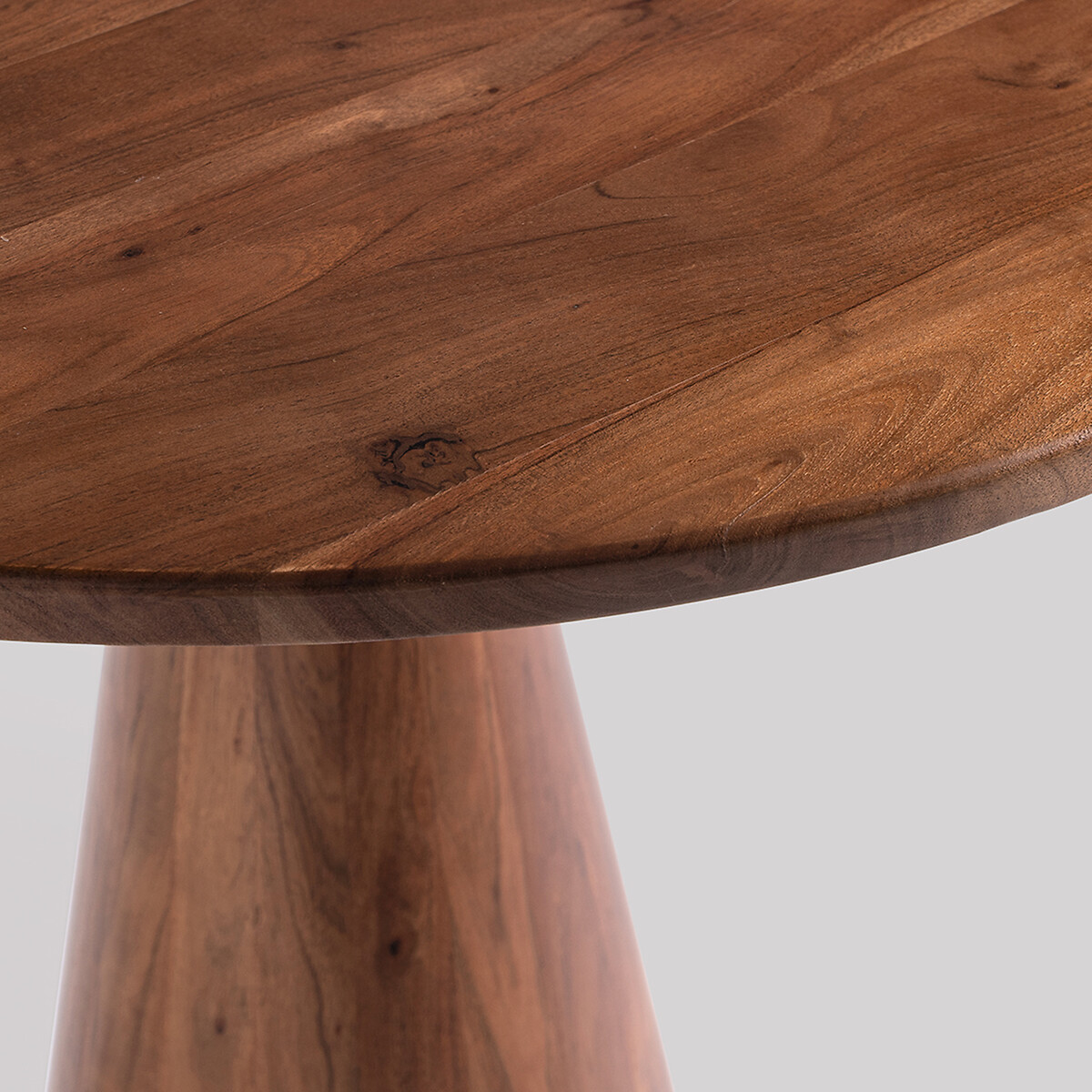 Figura Acacia Wood 4 Seater Dining Table dark acacia wood, SWOON