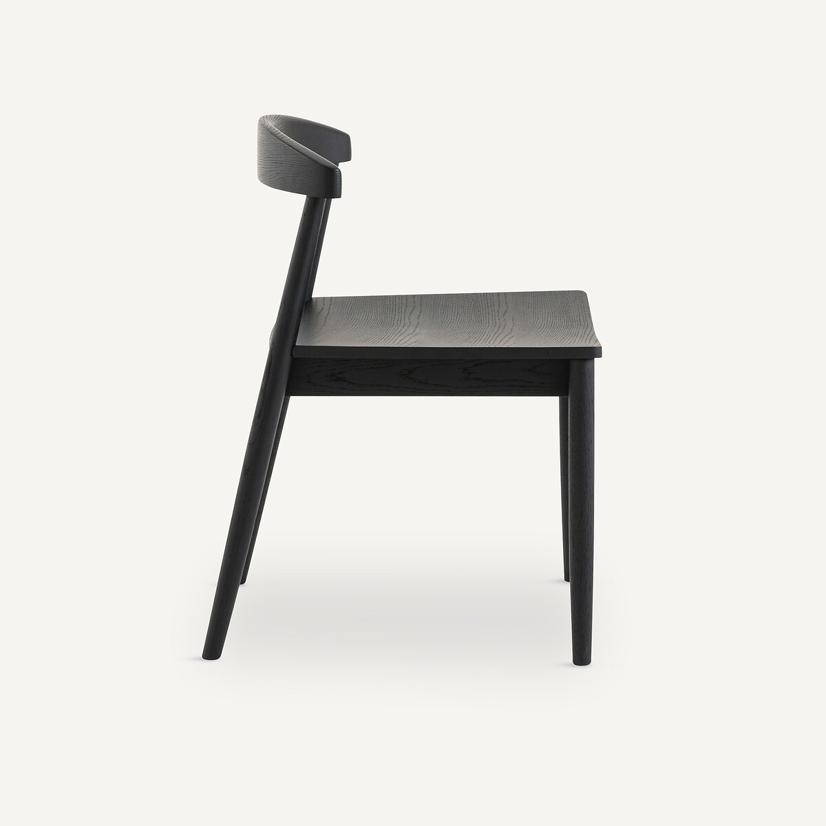 Lot de 2 chaises chêne teinté noir, Galb chêne teinté noir, AM.PM
