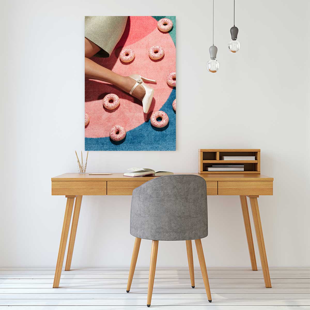 Tableau rose Pink Pique-Nique tableau alu dibond, HEXOA