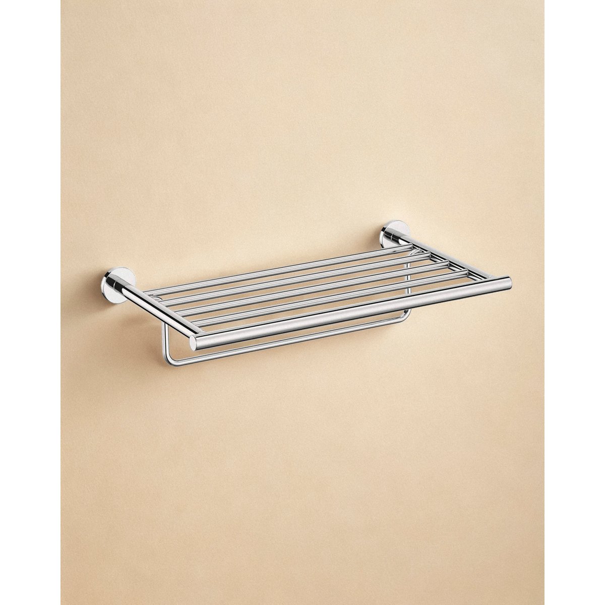 Porte Serviette Tablette mural ARCHITECT SP chrome, COSMIC