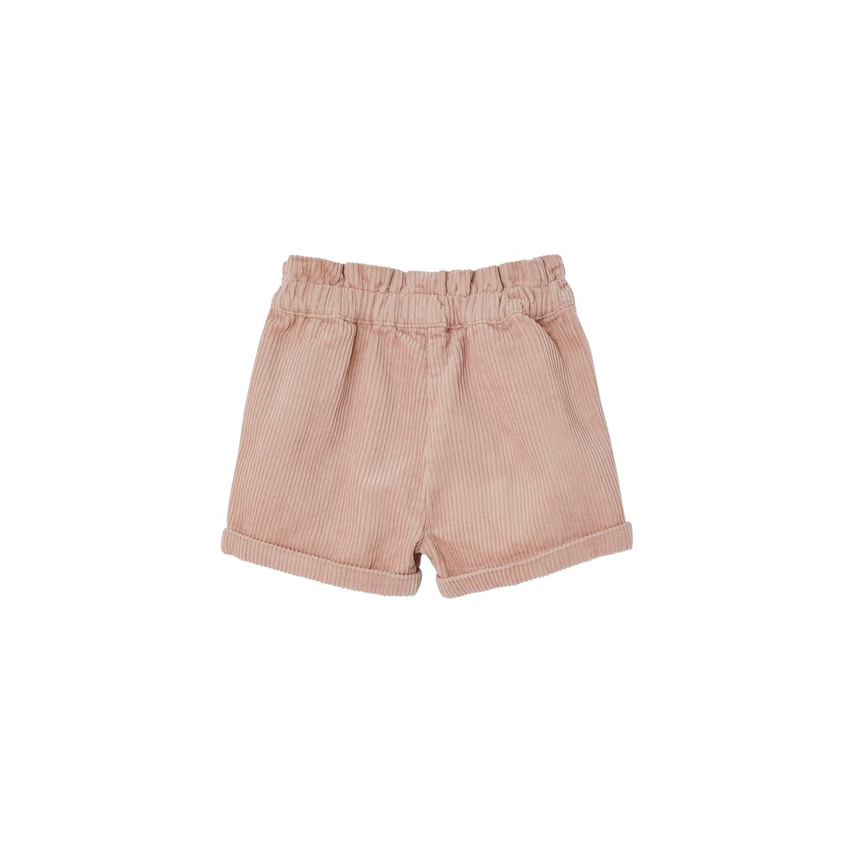 Short en velours côtelé bébé rose poudré, VERTBAUDET