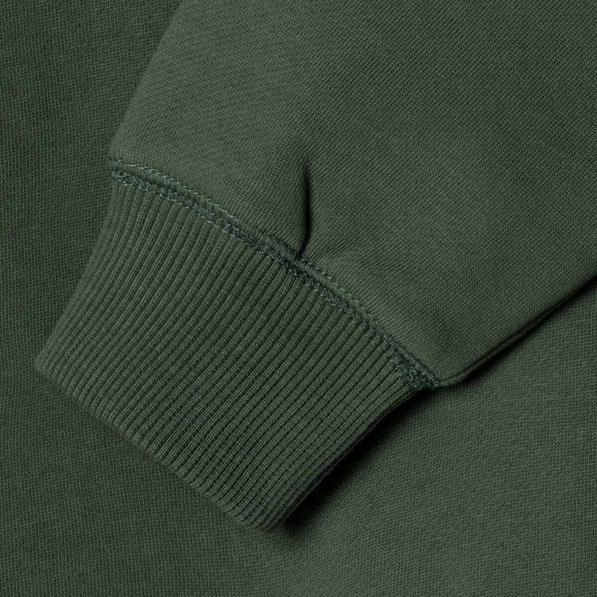Sweat À Capuche Et Fermeture Éclair Coupe Décontractée vert pin, PEPE JEANS