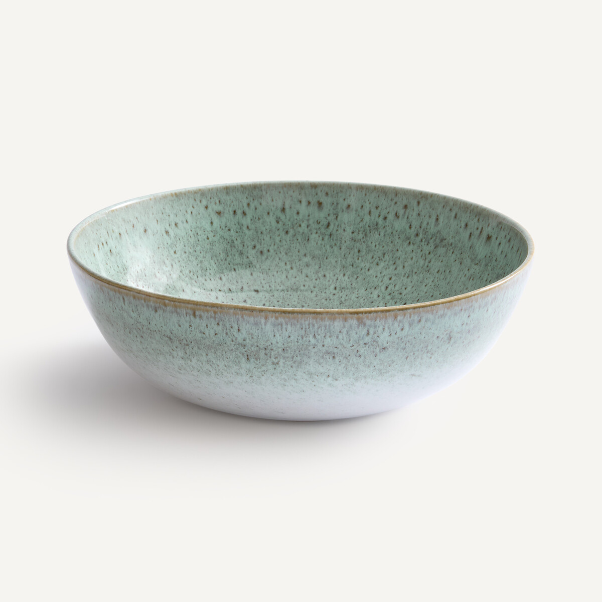 Saladier, en grès émaillé, FARA kaki/bleu, AM.PM