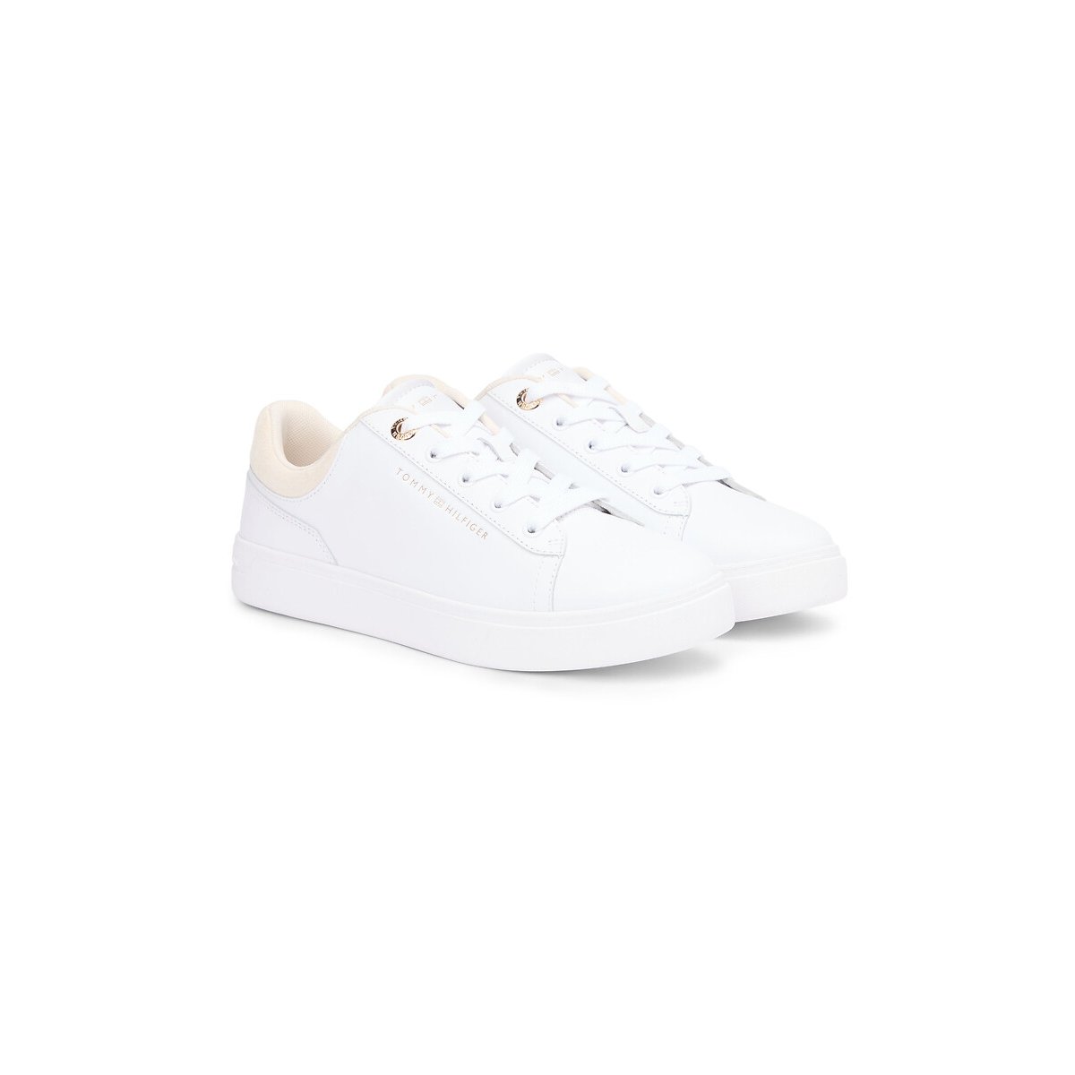 Baskets CASUAL CUPSOLE blanc, TOMMY HILFIGER