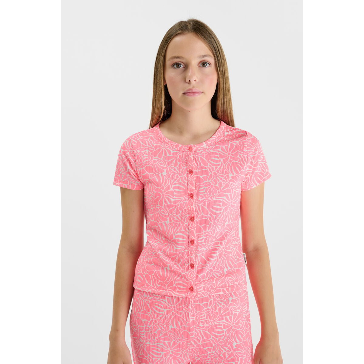 Tee-Shirt TONYGI pink fluo, LE TEMPS DES CERISES