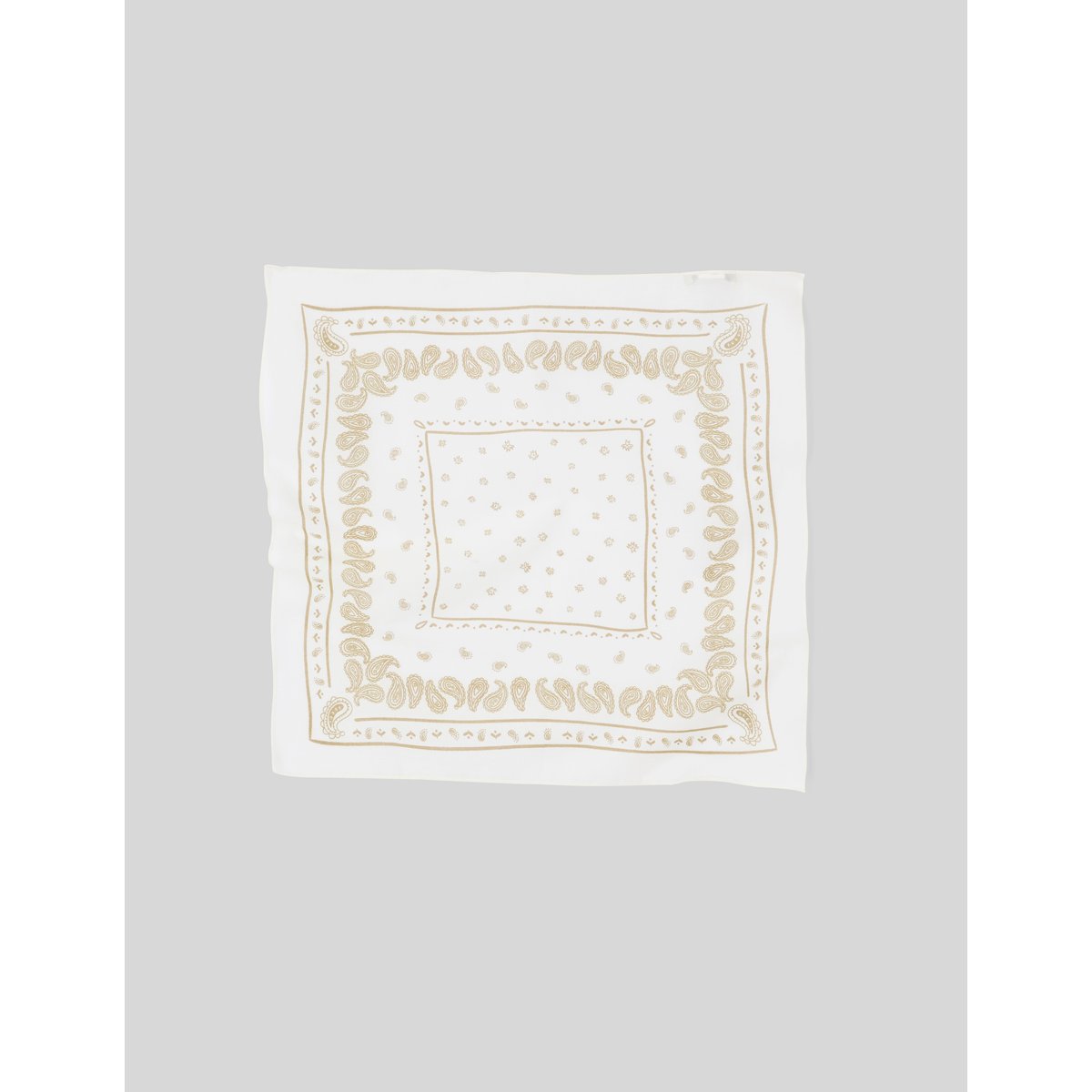 Foulard imprimé ecru, BZB