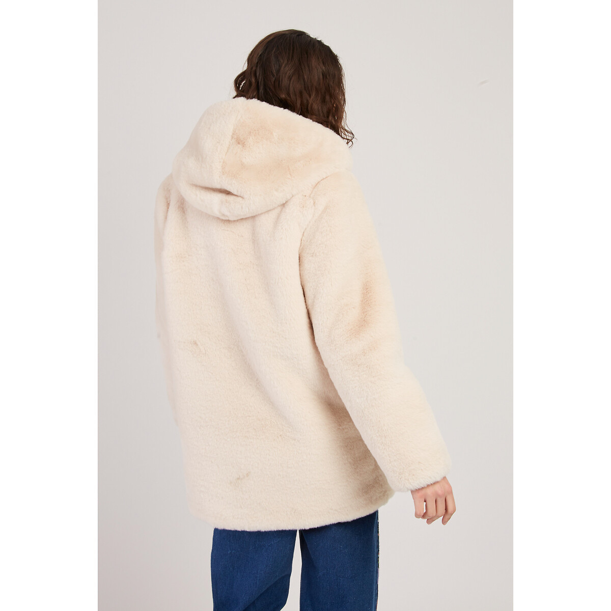 Lidye Hooded Jacket ecru , DERHY