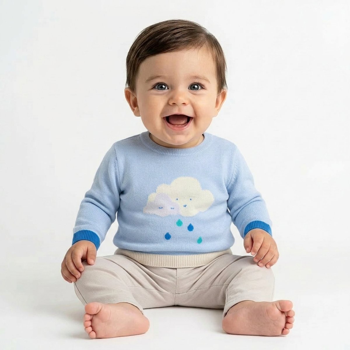 Pull bébé - Très bon état bleu, JACADI