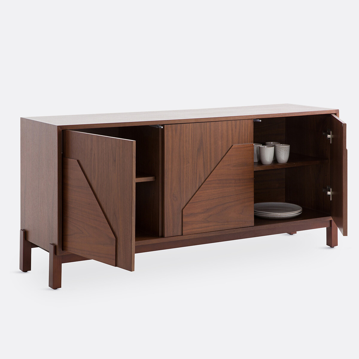 Buffet 3 portes, Meol coloris noyer, LA REDOUTE INTERIEURS
