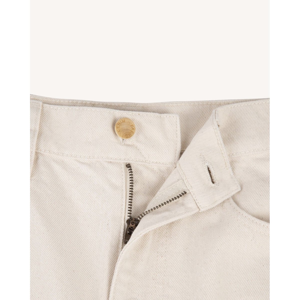 Jean coupe fuselée DENIM TAPERED écru, FAGUO
