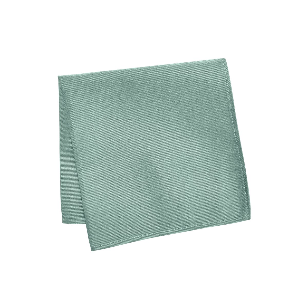 Ensemble cravate et pochette en soie vert sauge, NEXT