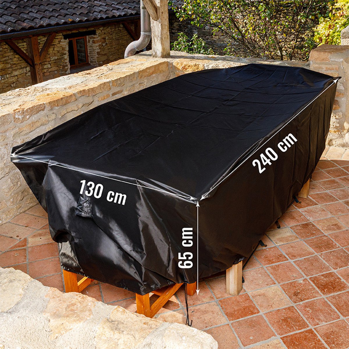Housse de protection pour salon de jardin, Housse de Salon de Jardin Somagic noir, gris, SOMAGIC