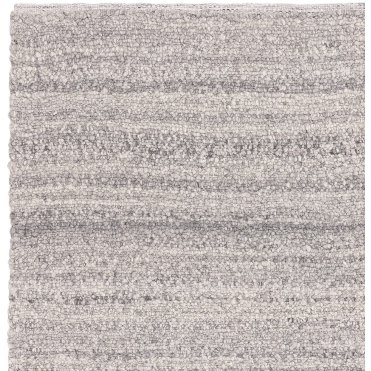 Tapis salon et chambre moderne tissé main SUBBA gris, NOVATREND