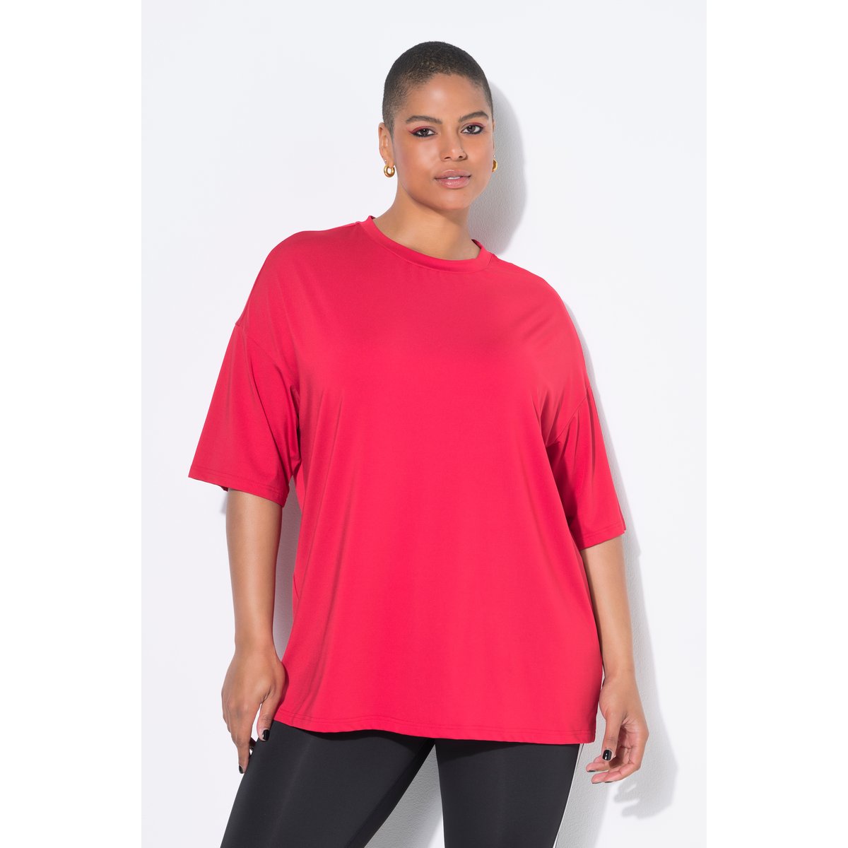 T-shirt, imprimé à message rouge, STUDIO UNTOLD