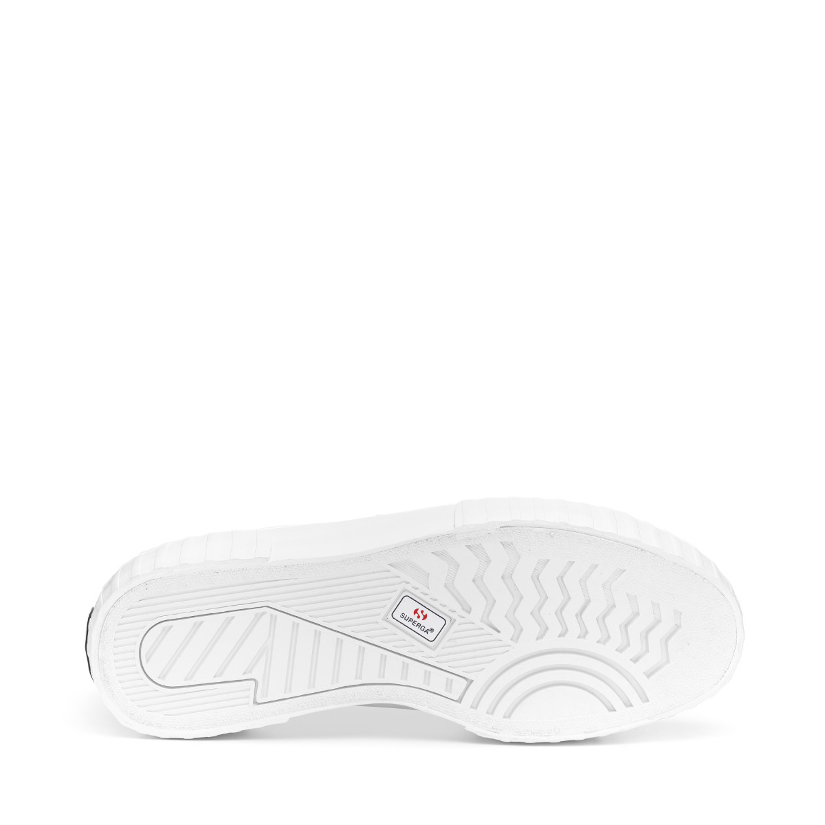 Baskets Compensées En Toile 2631 , Stripe blanc, SUPERGA