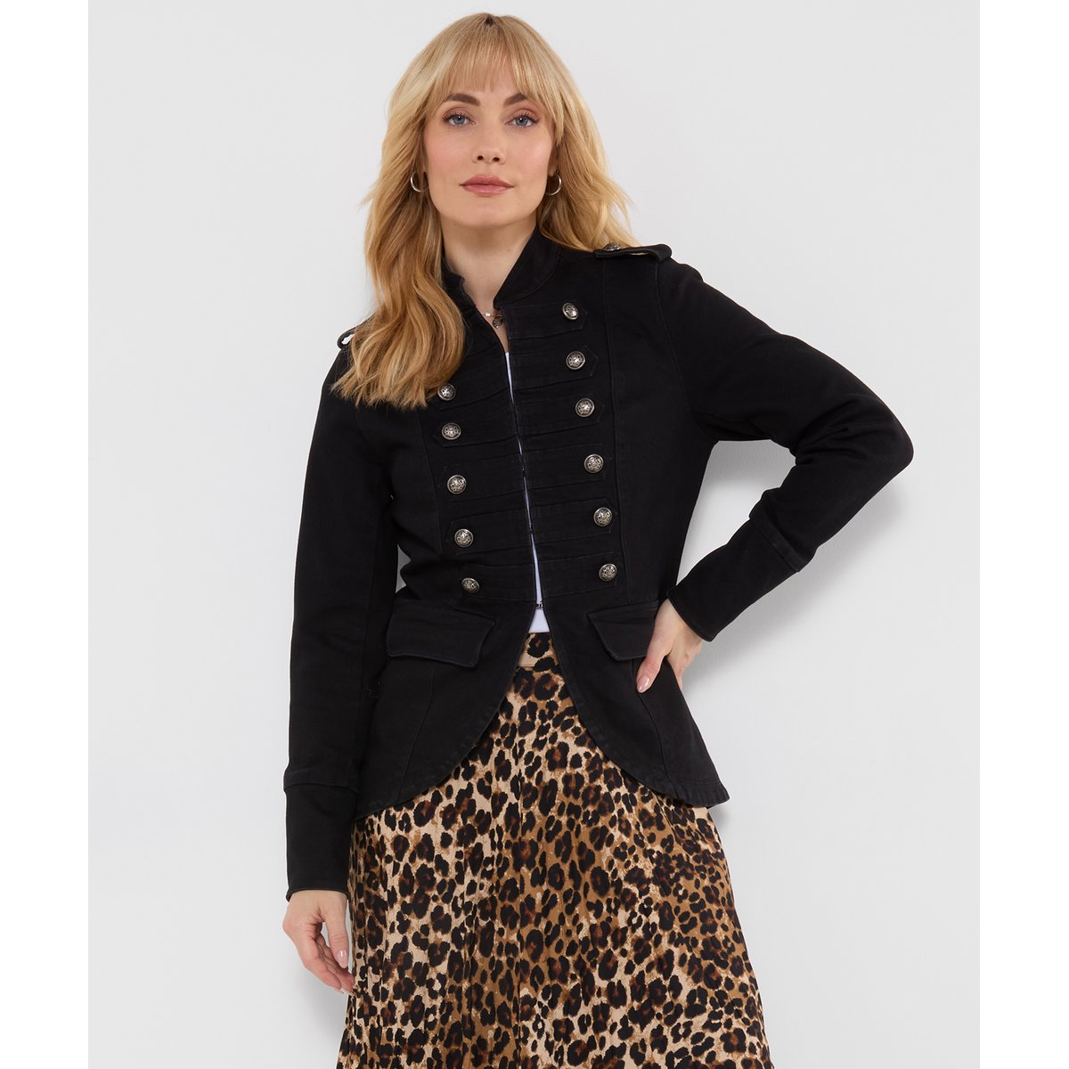 Veste Militaire en Jean Ultime noir, JOE BROWNS