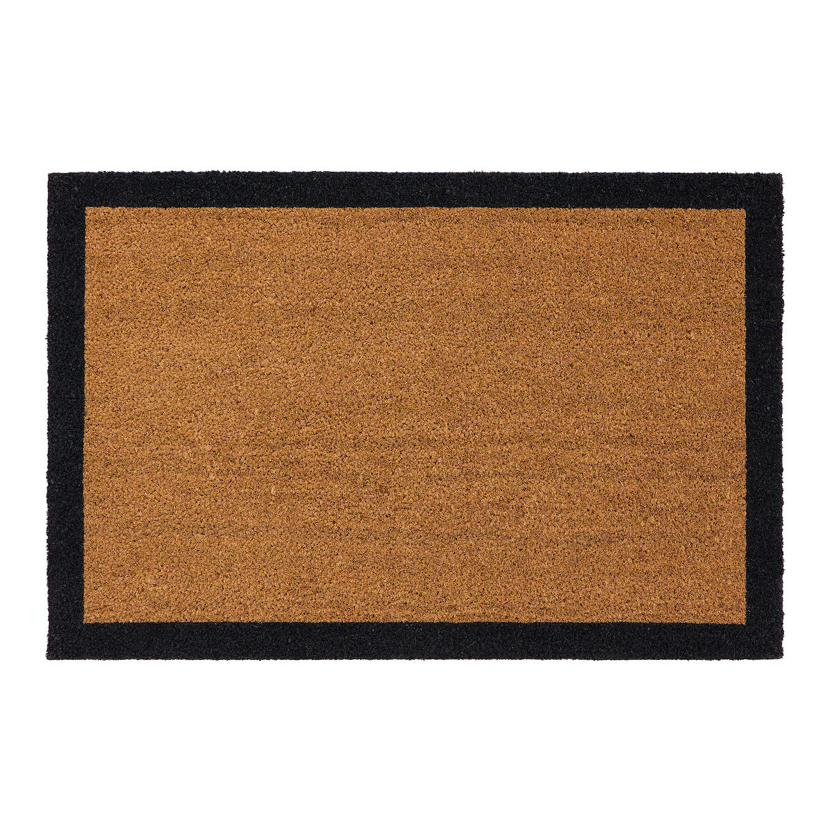 Black Border Coir Doormat 60x90cm black, MY MAT