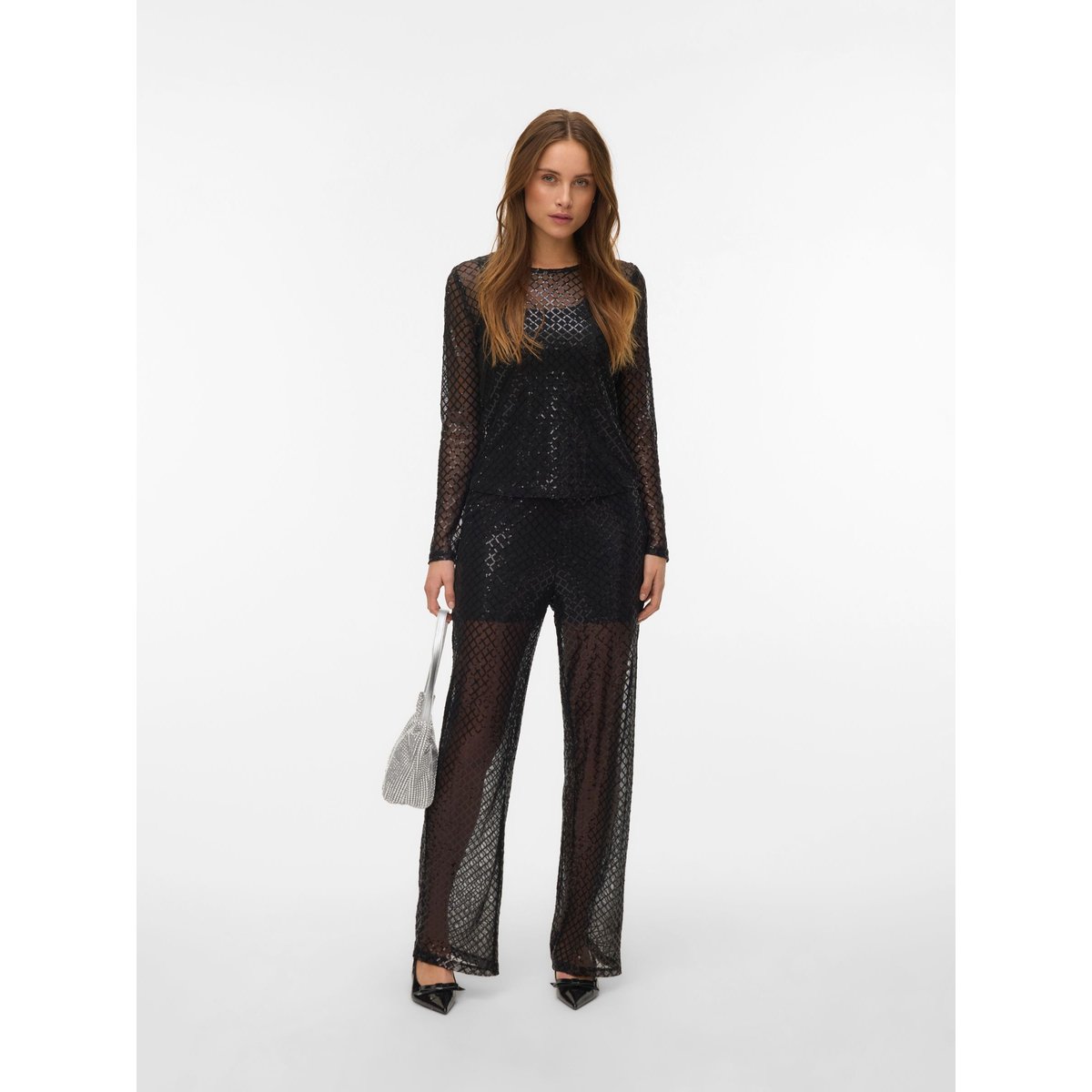 Pantalon À Jambe Large noire - black, VERO MODA