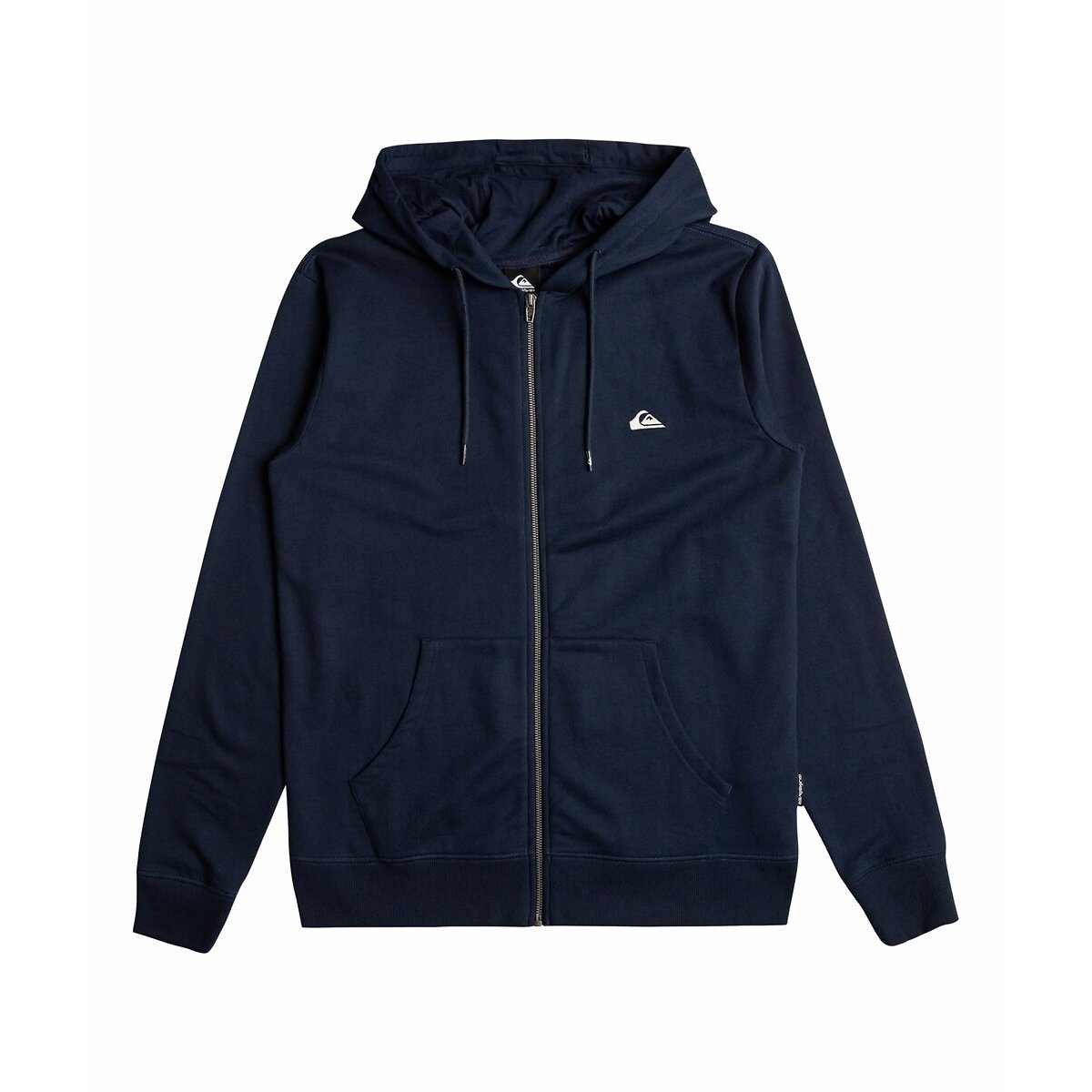 Sweat zippé à capuche en molleton bleu marine, QUIKSILVER