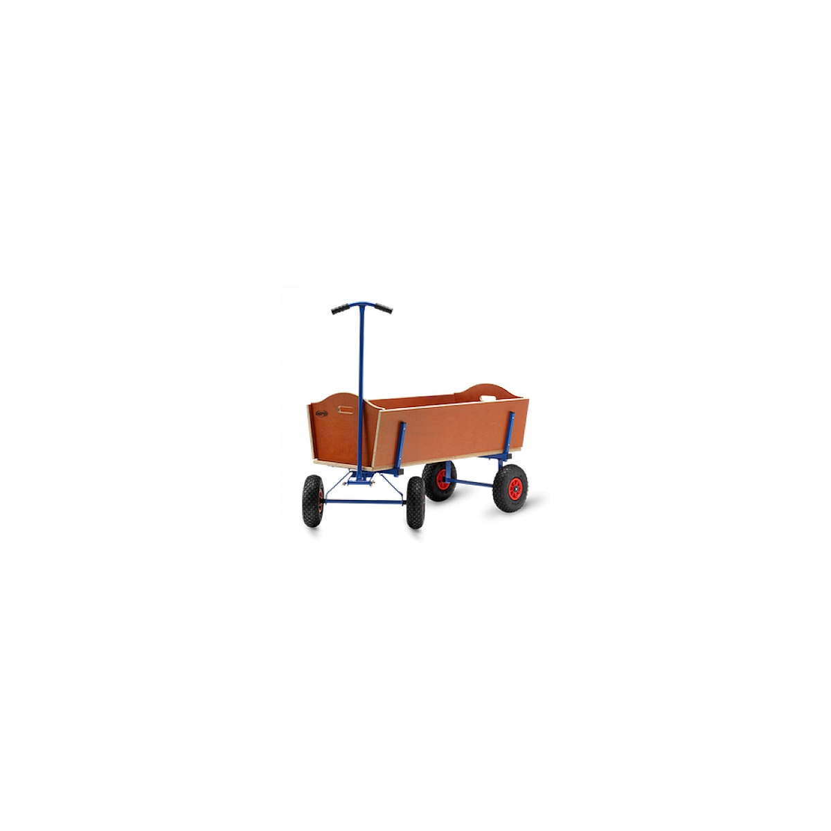 Chariot bois Beach Wagon XL bois fonce, BERG TOYS