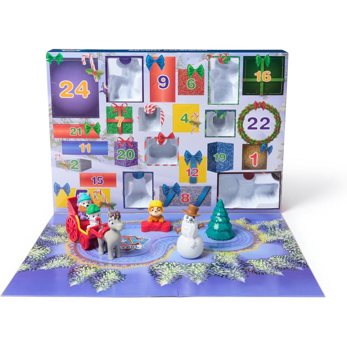 Paw Patrol - Pat Patrouille - Calendrier de l'avent Pat Patrouille 2025 multicolore, SPIN MASTER