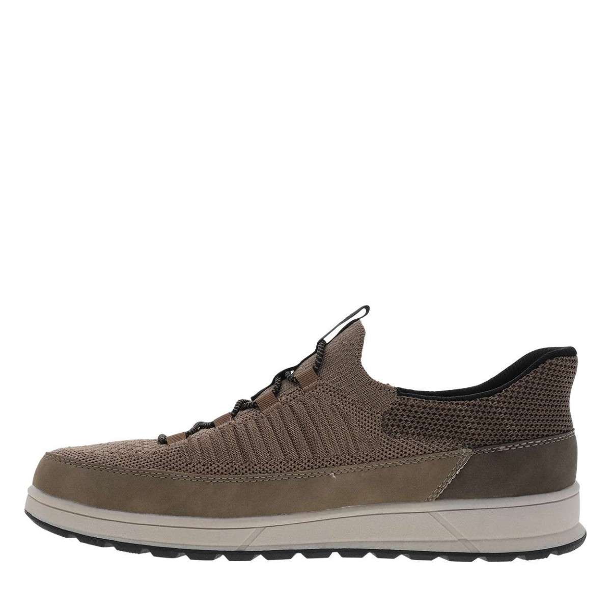 Sneakers talon plat marron, BUGATTI