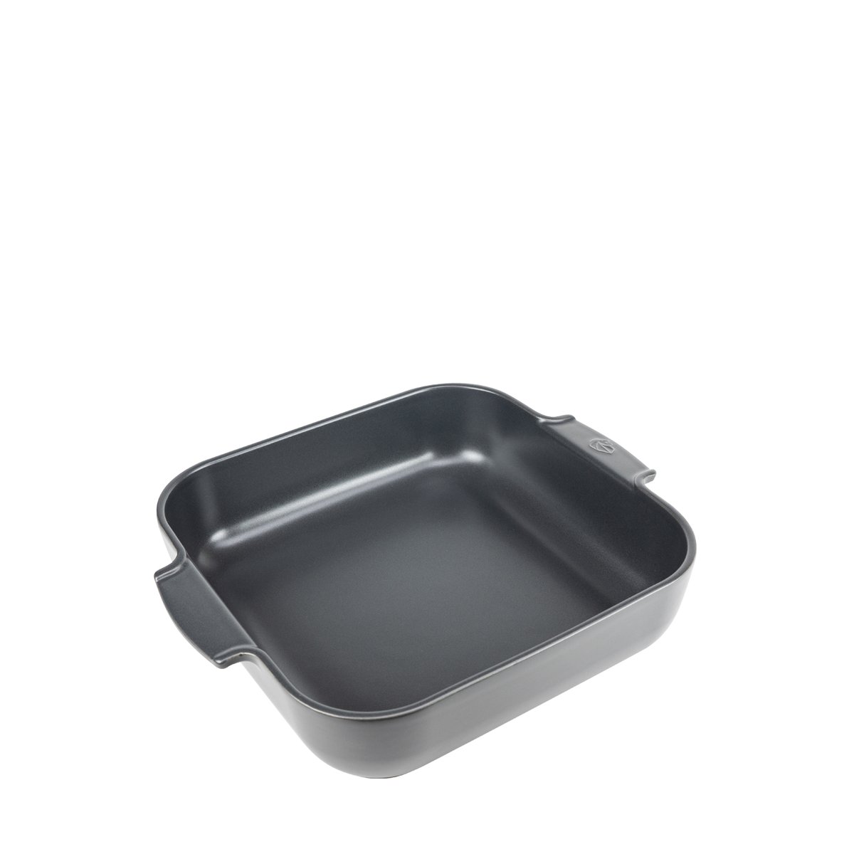 Plat four céramique carré noir satin 36 cm ardoise, PEUGEOT