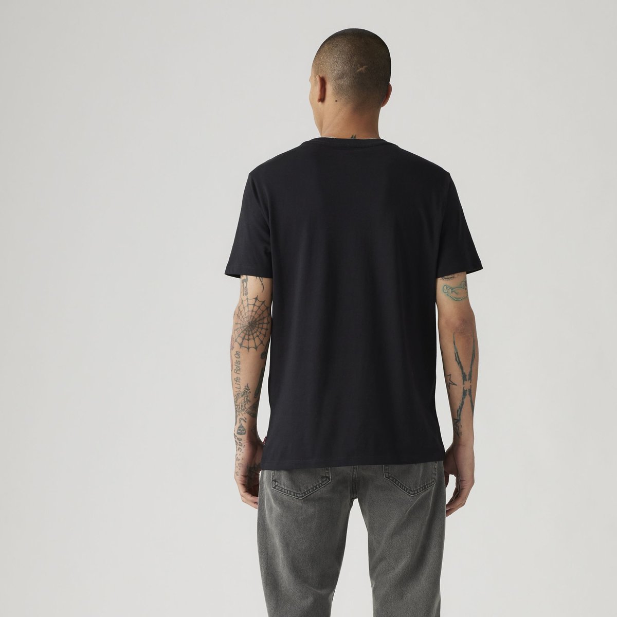 T-shirt graphique style sportswear noir - sportswear logo beautiful black+, LEVI'S