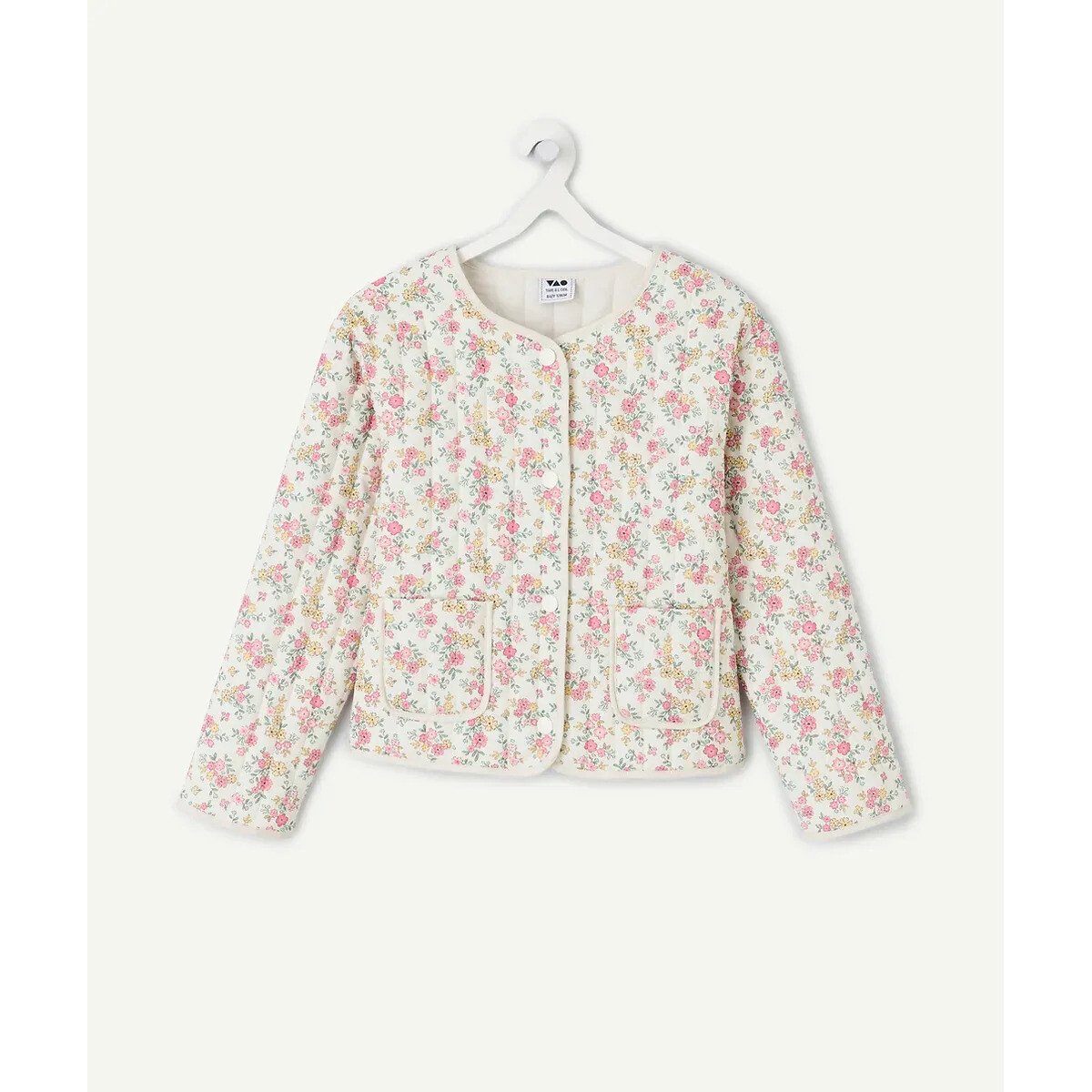 Veste matelassée imprimée imprimé fleur, TAPE A L'OEIL