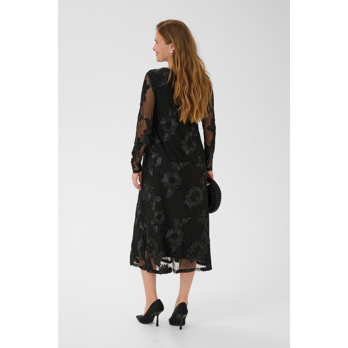 Robe noir black deep, KAFFE