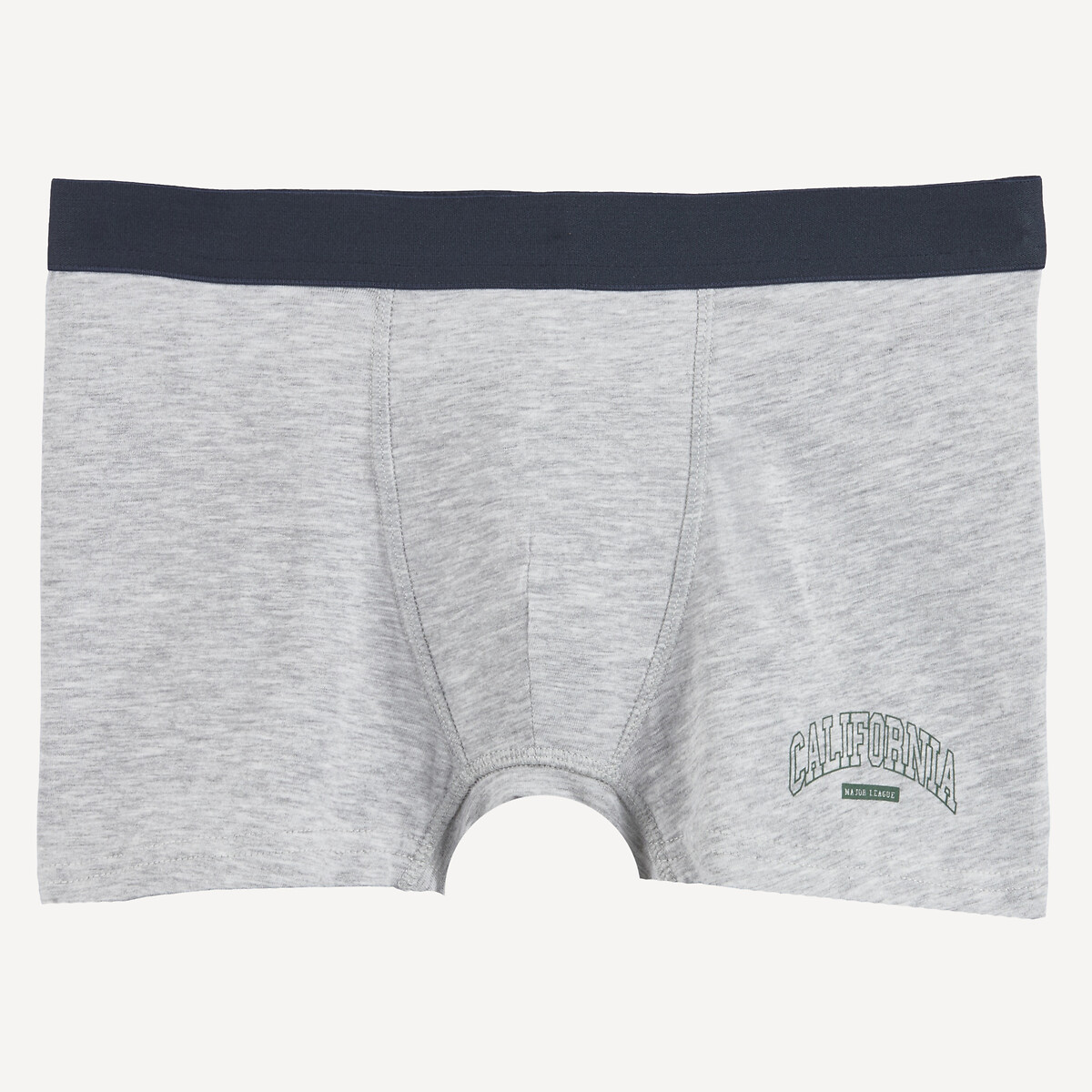 Lot de 5 boxers marine + vert + gris, LA REDOUTE COLLECTIONS