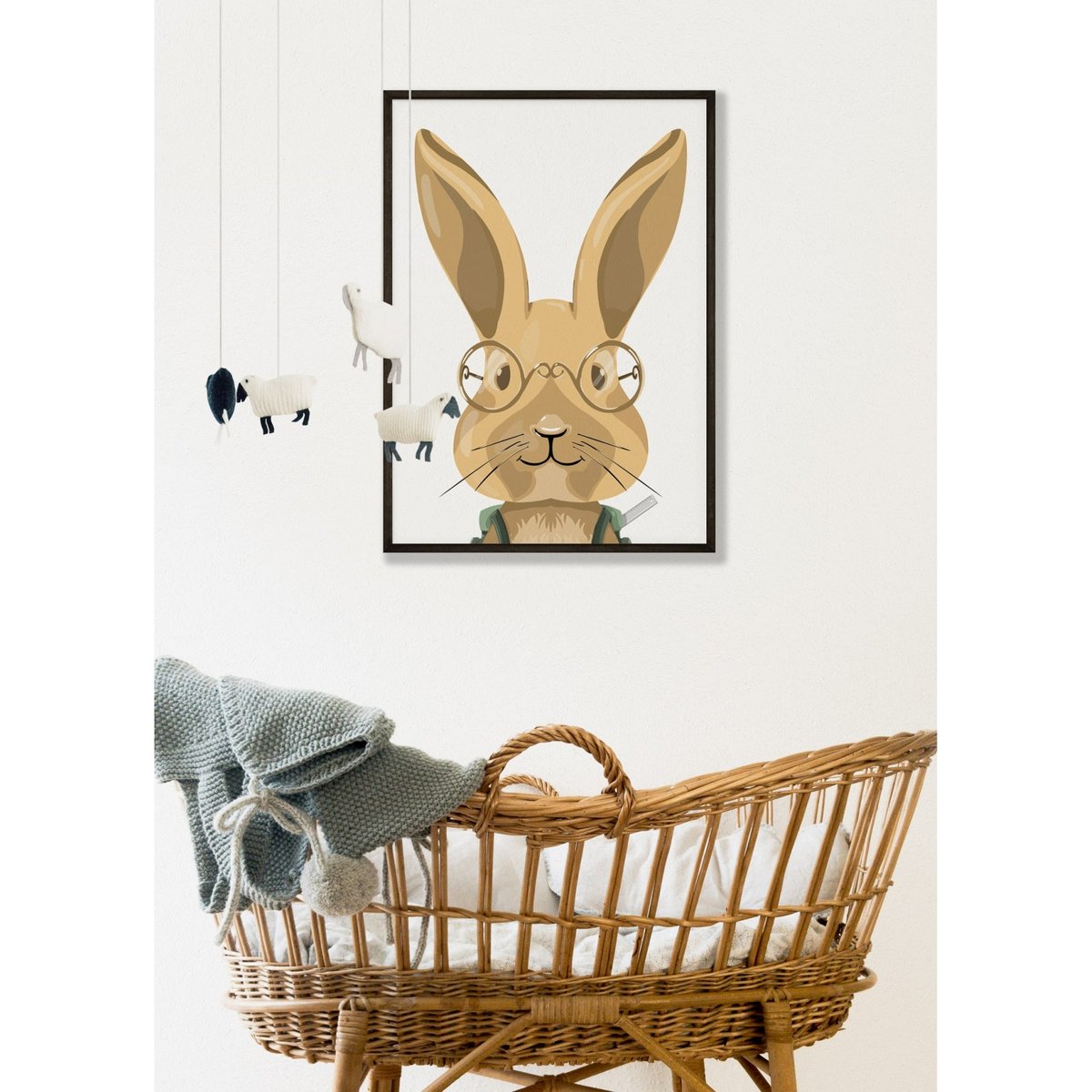 Affiche Lapin blanc, L'AFFICHERIE
