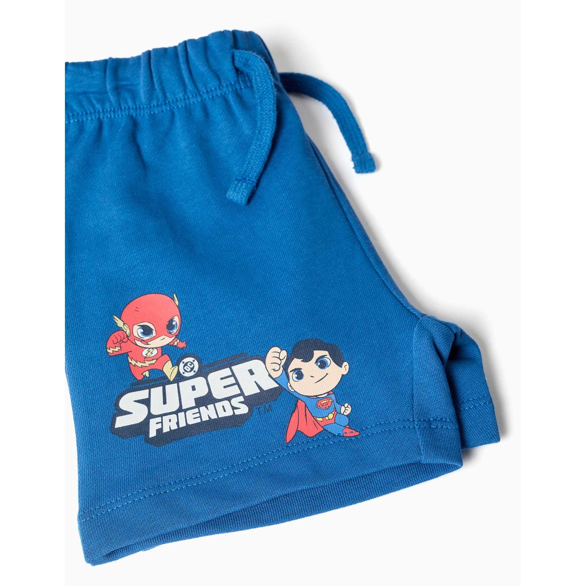 T-shirt + short avec imprimé Super Friends bleu, ZIPPY