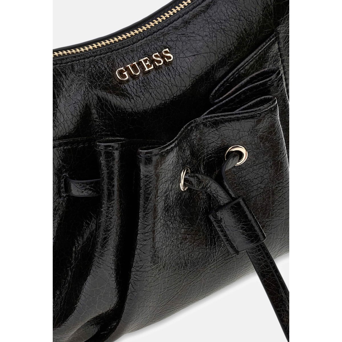 Mini Sac À Épaule Theodora noir, GUESS