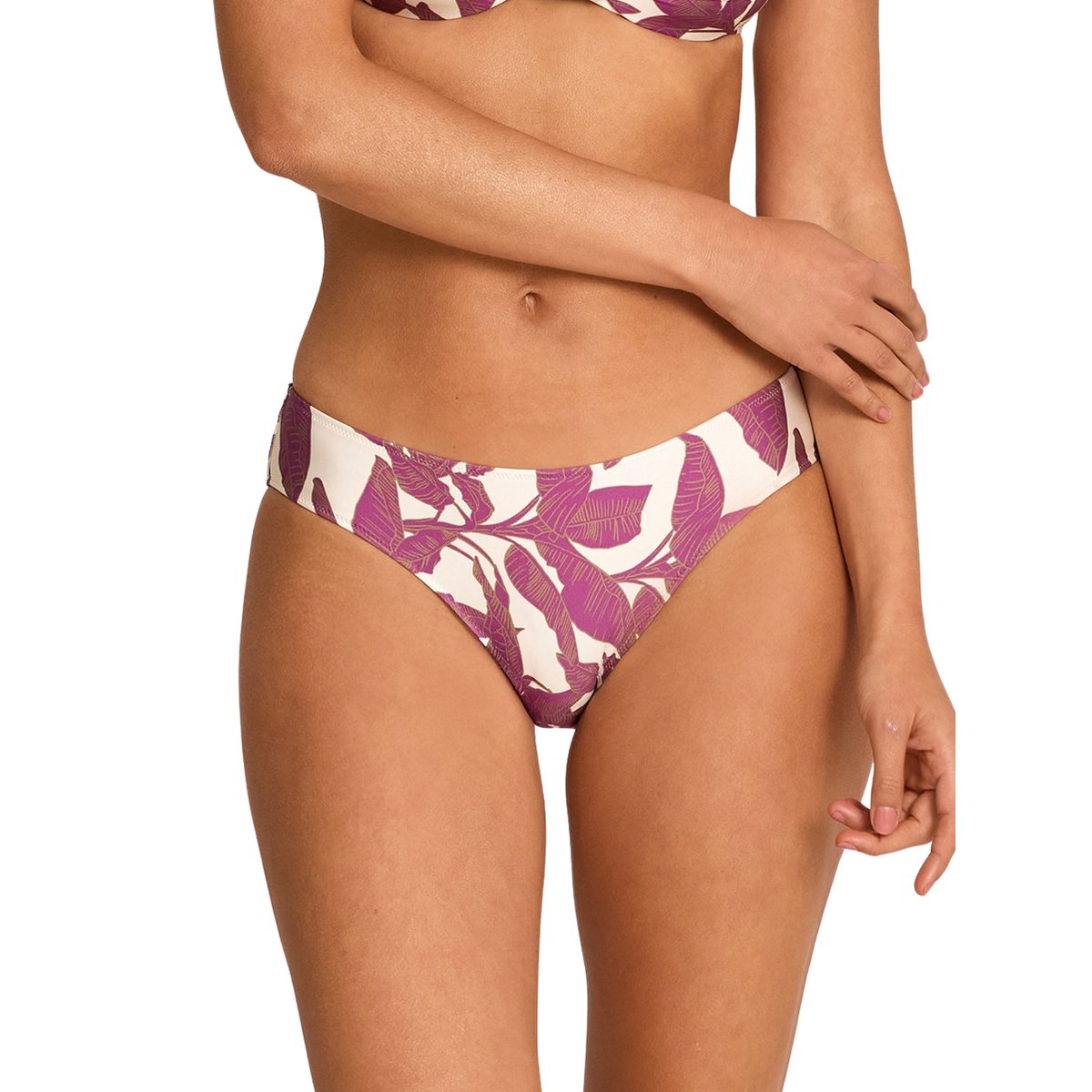Bas maillot slip de bain SALVIA blanc, SELMARK MARE