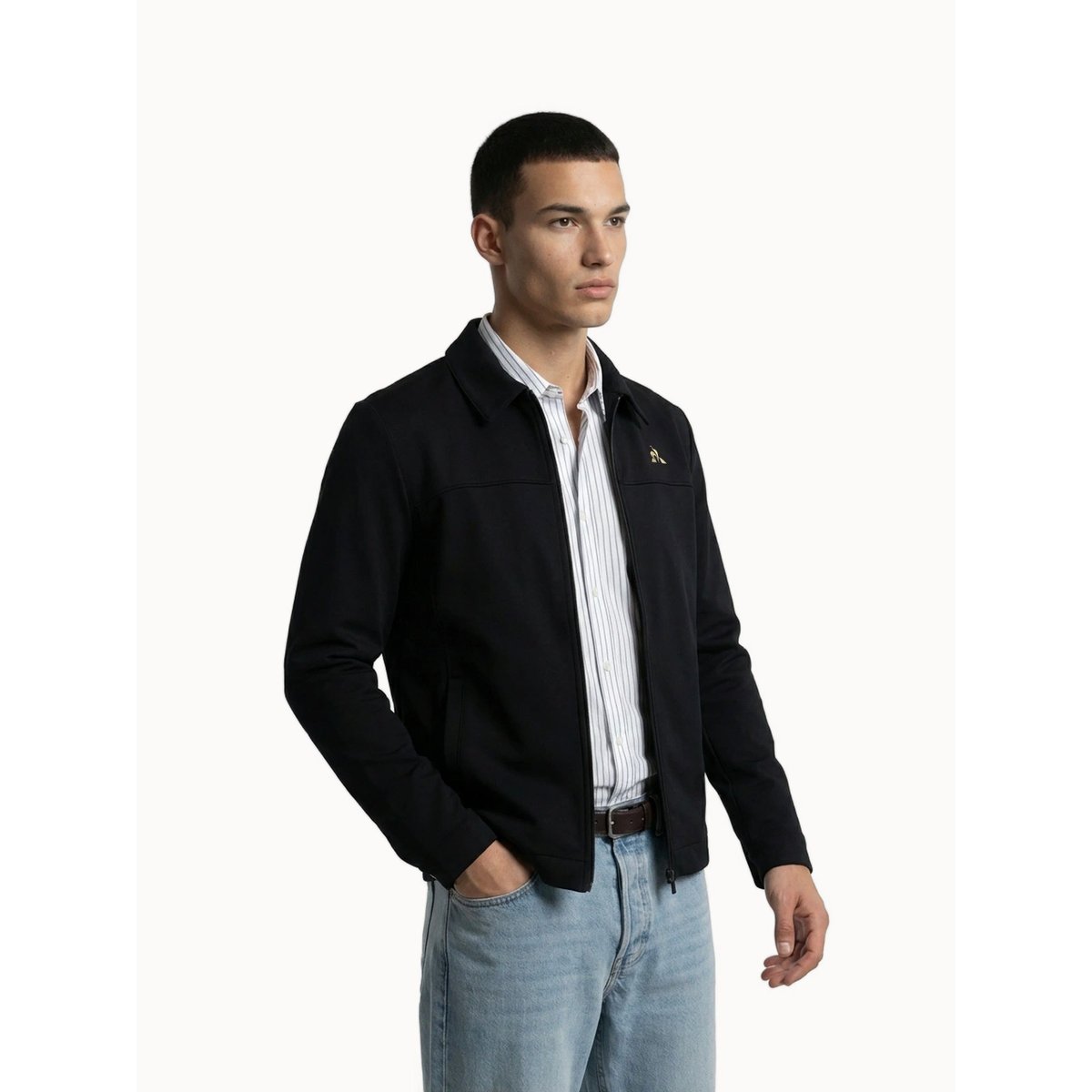 Veste zippée col polo Coq d'Or Coq d'Or black, LE COQ SPORTIF