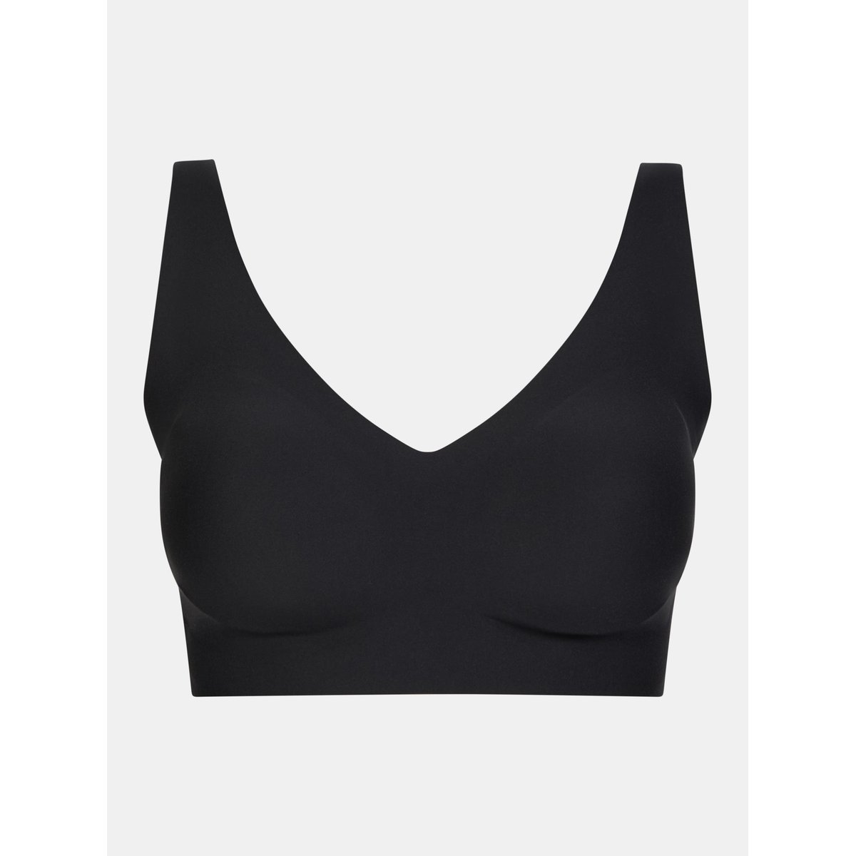 Soutien-gorge sans armature plongeant SOFTSTRETCH POWER noir, CHANTELLE