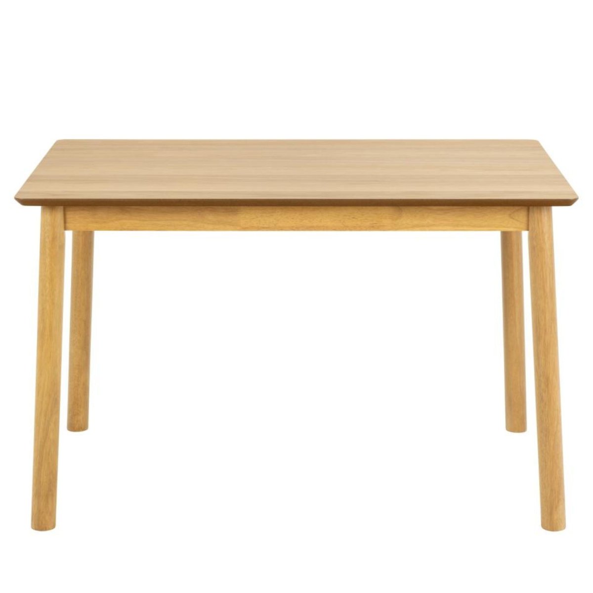 Table rectangulaire en chêne L120 + 4 chaises chêne - IZIA bois clair, HELLIN, DEPUIS 1862
