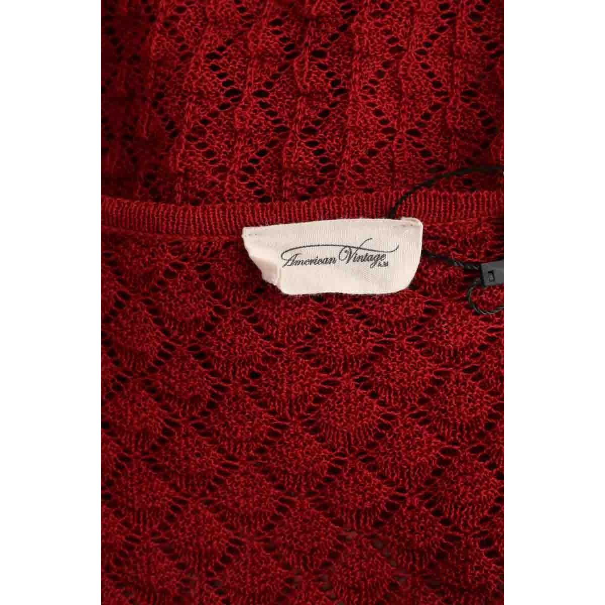 Cardigan - Bon État bordeaux, AMERICAN VINTAGE