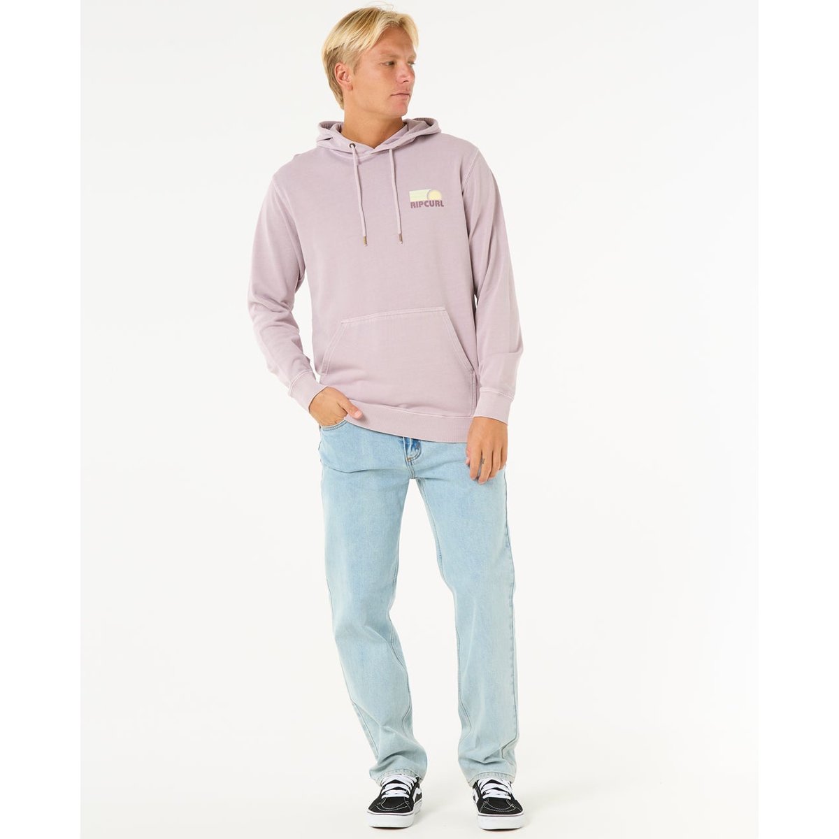 Sweat SURF REVIVAL HOOD raisin fumé, RIP CURL