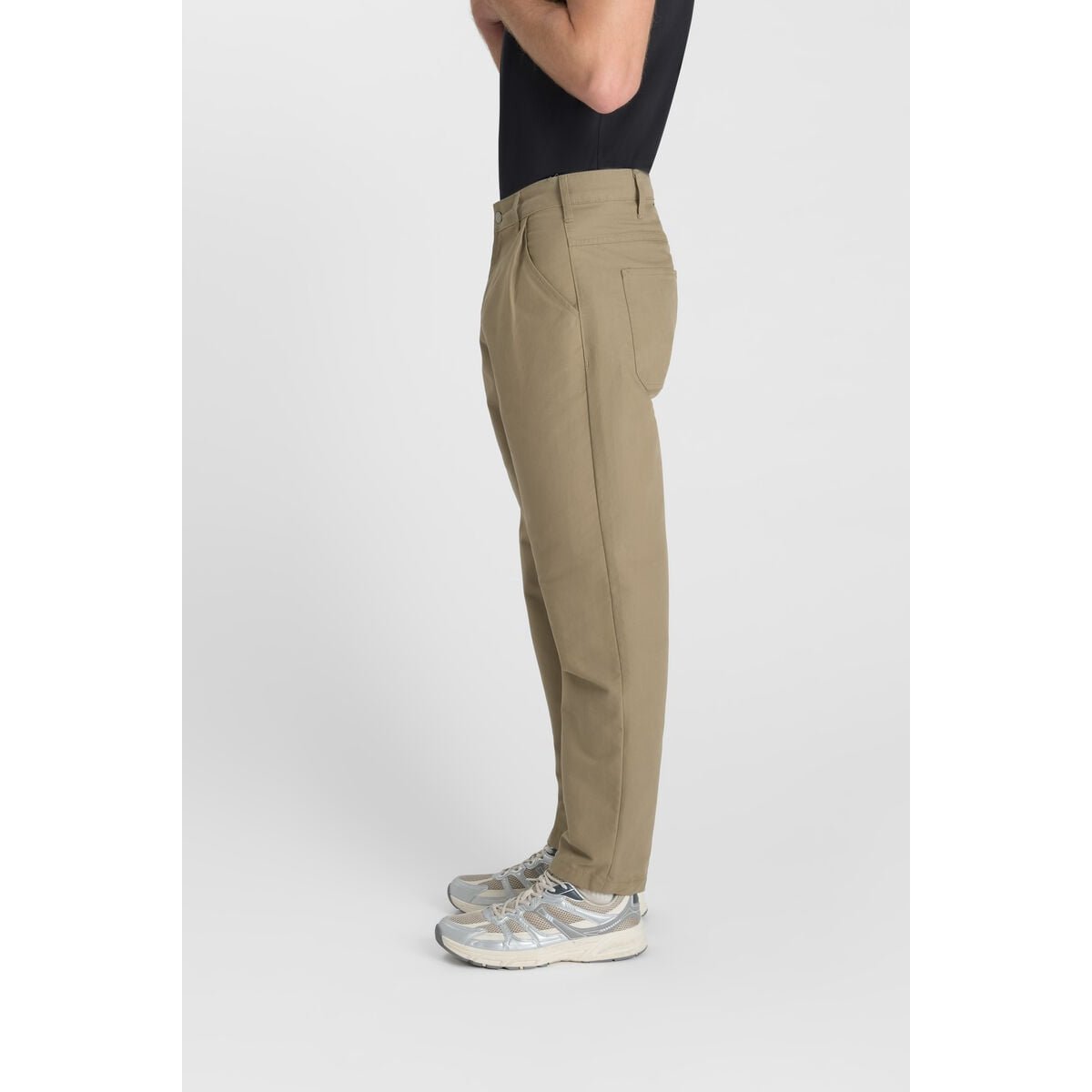 Pantalon droite BUBALUS light khaki, LE TEMPS DES CERISES