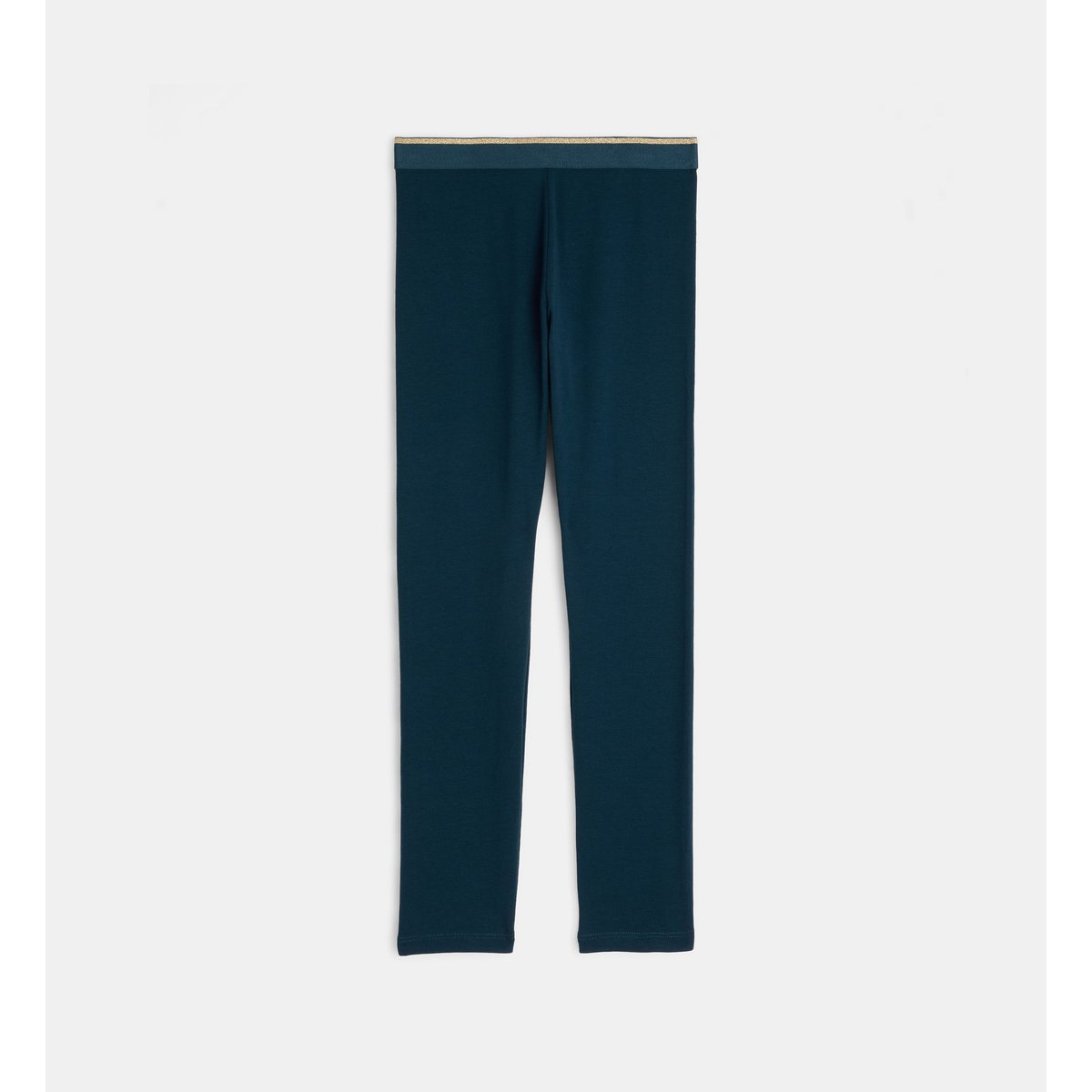 Legging tallas taille élastiquée pailletée bleu, CADET ROUSSELLE