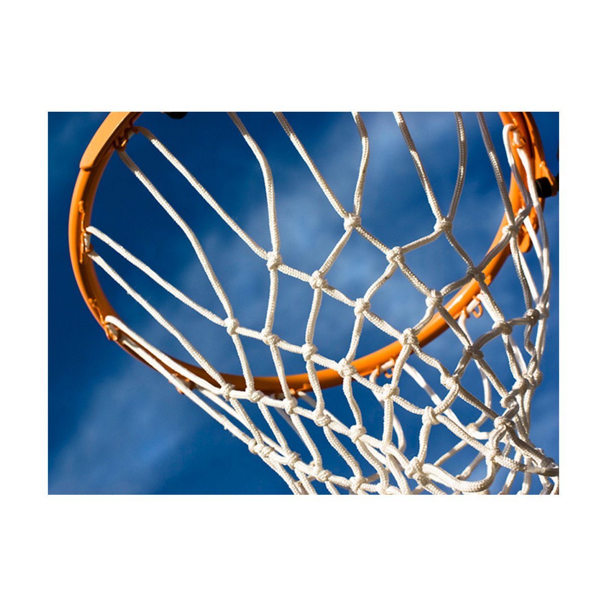Papier peint intissé panoramique Hobby sport - basketball bleu, EDEN