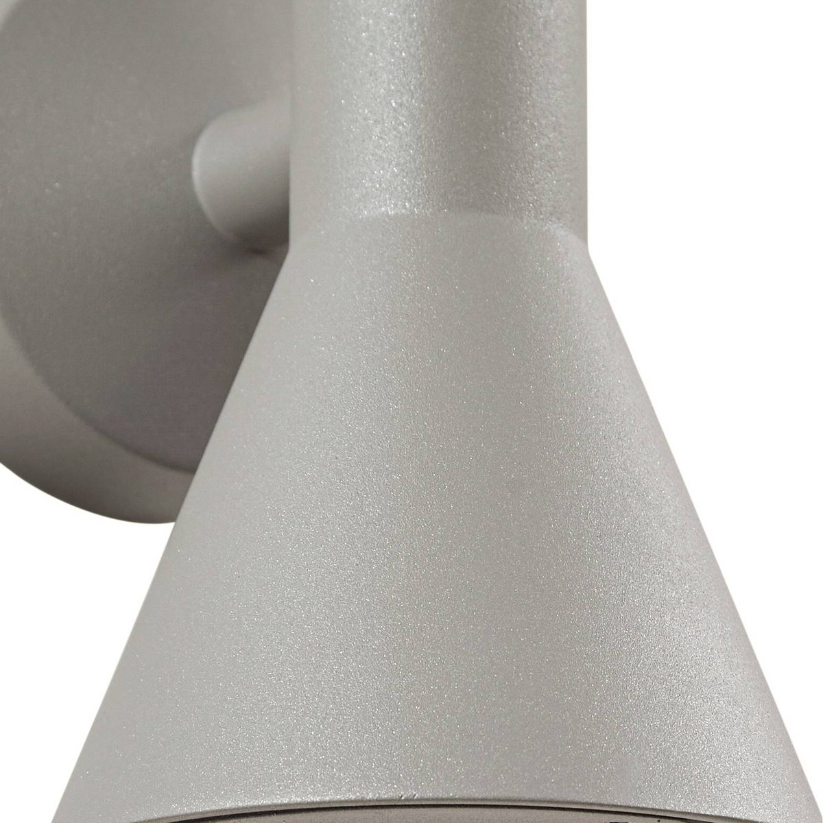 Applique extérieure en aluminium moderne gris, LUCANDE
