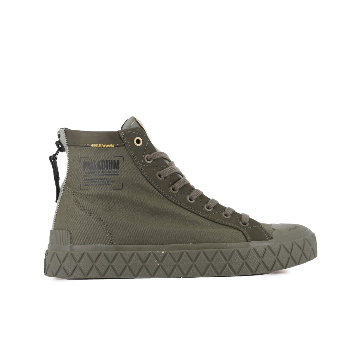 Boots en toile PALLA ACE DETROIT vert-olive night, PALLADIUM