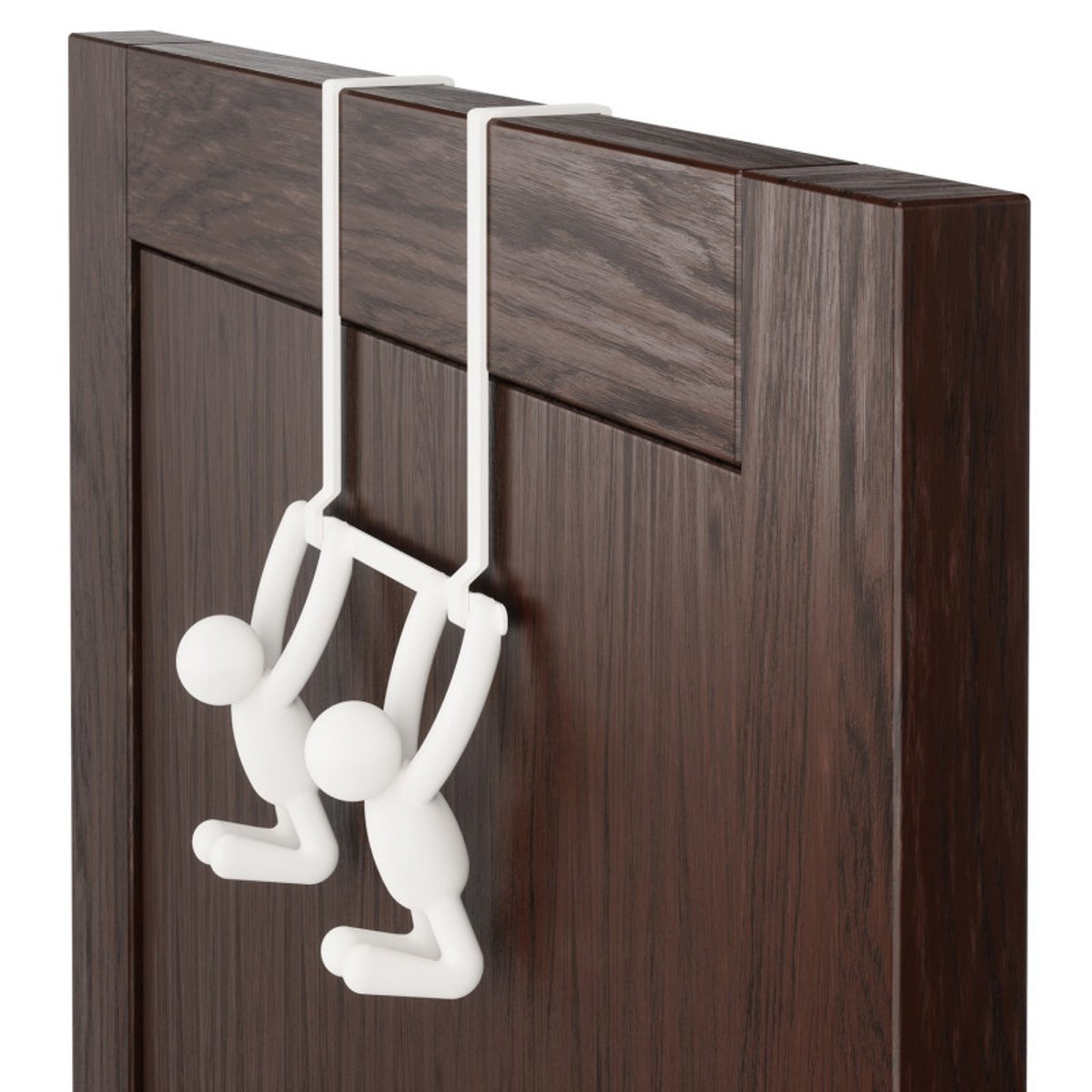 Patère double pour porte  BUDDY blanc, UMBRA