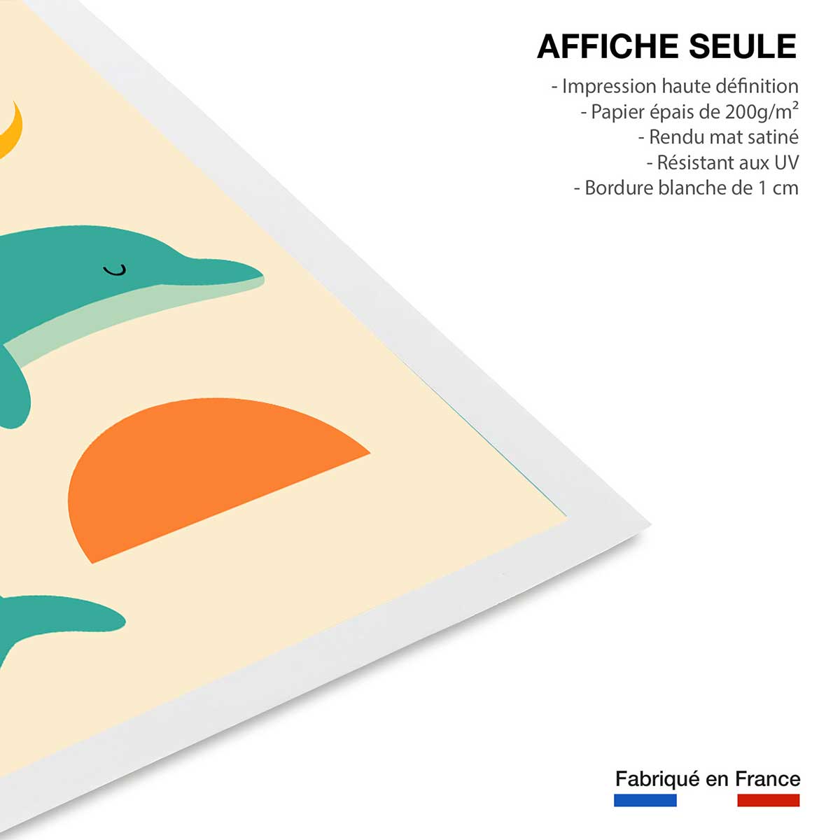 Affiche date with the moon affiche seule, HEXOA