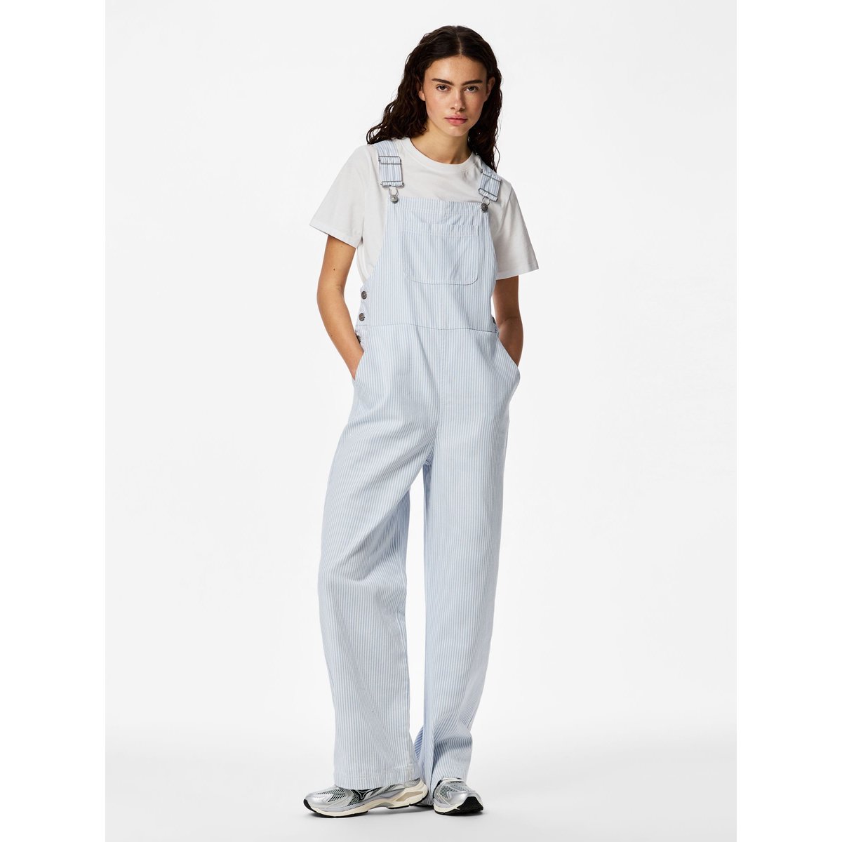 Salopette cashmere blue, PIECES